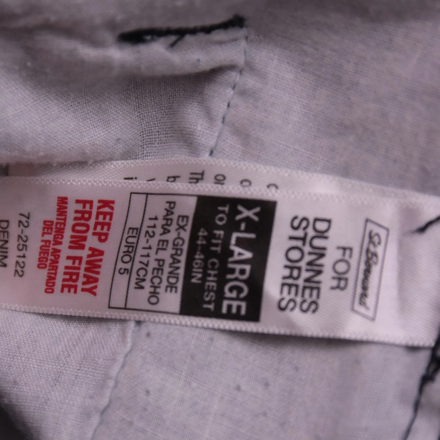 Синяя джинсовая куртка Dunnes Stores на пуговицах, размер 54 (XL)